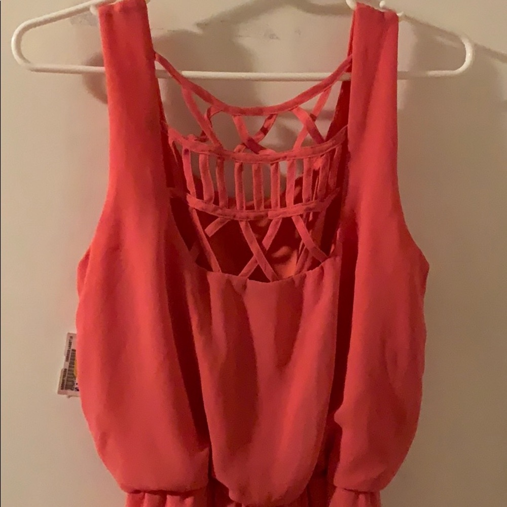 Coral Maxi Dress